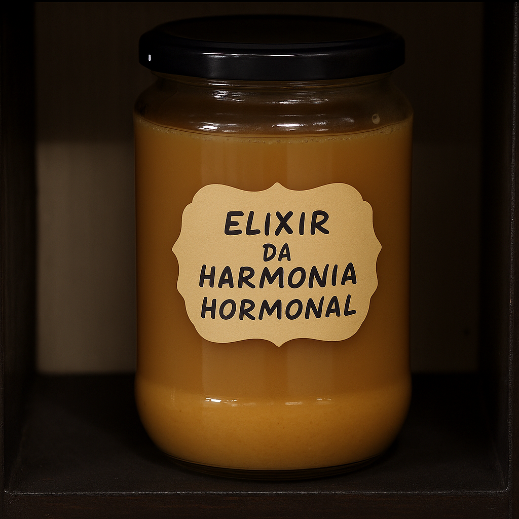 Elixir calmante herbal em pote