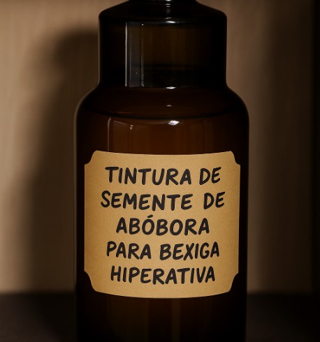 Tintura herbal para bexiga e próstata