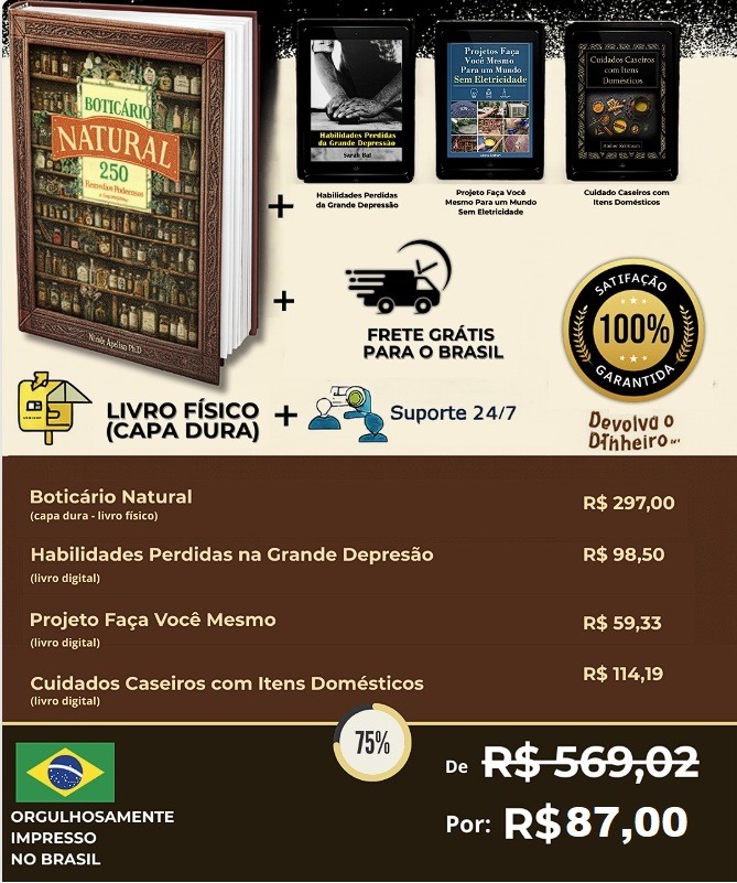 Pacote: livro físico + bônus digitais + garantia